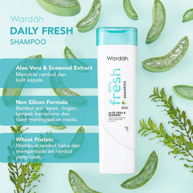 Wardah Daily Fresh Shampo/Sumber:instagram.com/wardahbeauty/