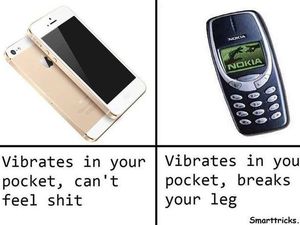 Meme Kocak Ponsel Jadul Vs Ponsel Masa Kini