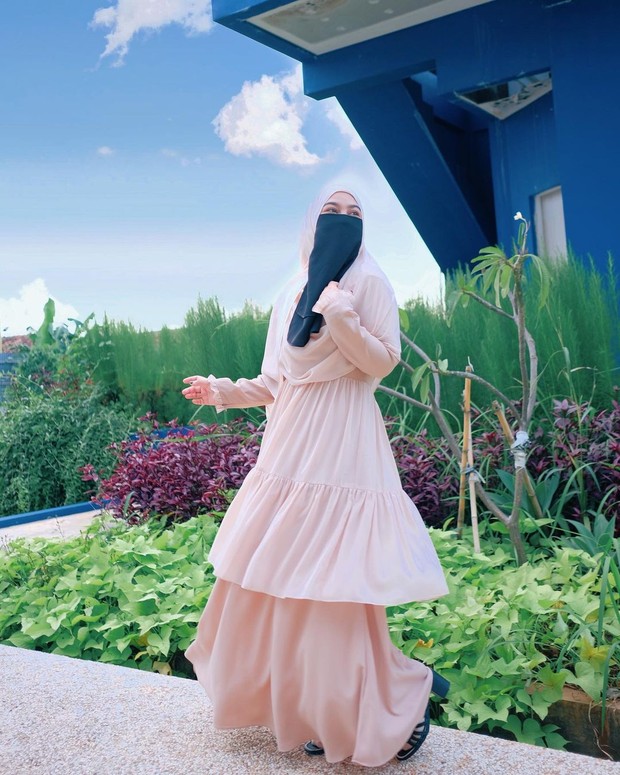 Gamis peach