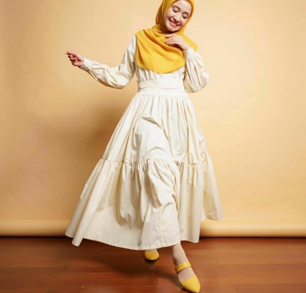 Laudya Cynthia Bella/Foto: Instagram.com/laudyacynthiabella gaya ootd syar'i selebriti