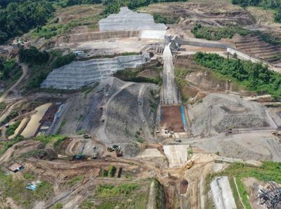 Progres Terkini Pembangunan Bendungan Kuwil Kawangkoan