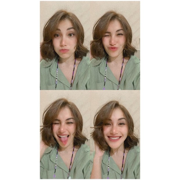 Ayu Ting-Ting/instagram.com/ayutingting92 Ayu Ting-Ting tampil cantik dengan rambut pendek/instagram.com/ayutingting92