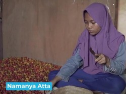 Pelajar Jadi Tukang Kupas Melinjo Demi Biaya Sekolah, Upahnya Rp 5 Ribu!