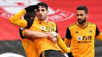 Depan: Pedro Neto. Di Wolves sejak 2019. Foto: (Getty Images/Pool)