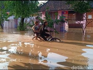 Banjir di Nganjuk Masih Landa 3 Kelurahan, Ketinggian Sampai 1 Meter