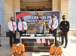 2 Jaringan Bandar Sabu Riau Diciduk di Sumsel, Sabu Rp 250 Juta Disita