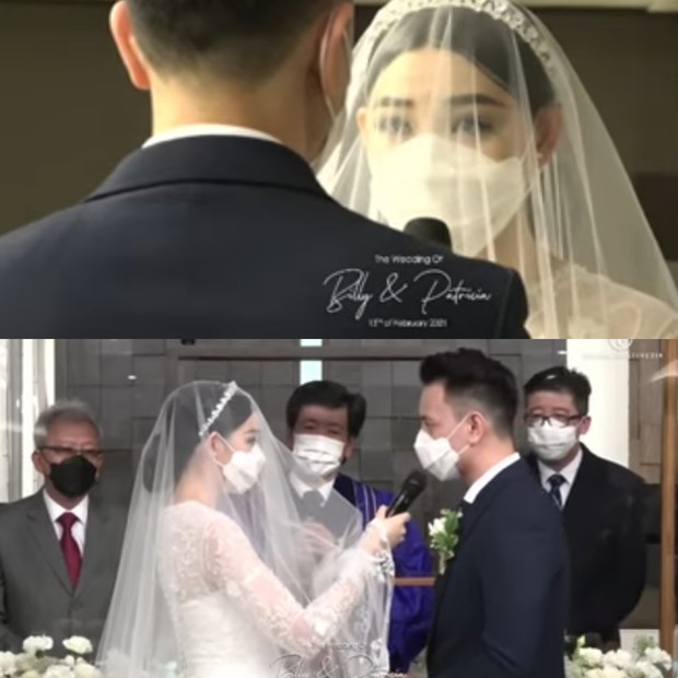 Pernikahan Billy Davidson dan Patricia/Youtube.com/Patriciadevina Pernikahan Billy Davidson