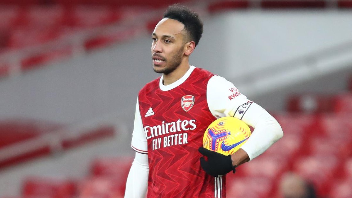 Aubameyang sedang dalam pemulihan penyakit malaria. Foto: Getty Images/Julian Finney
