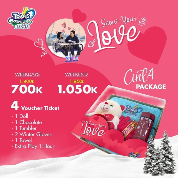 Transmart Juanda Bekasi Snow World harga tiket promo Februari