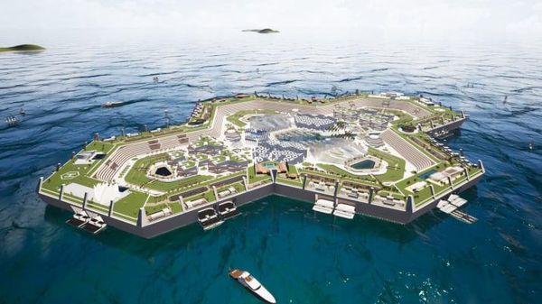 Rupa Kota Terapung dengan Rumah Seharga Belasan Triliun