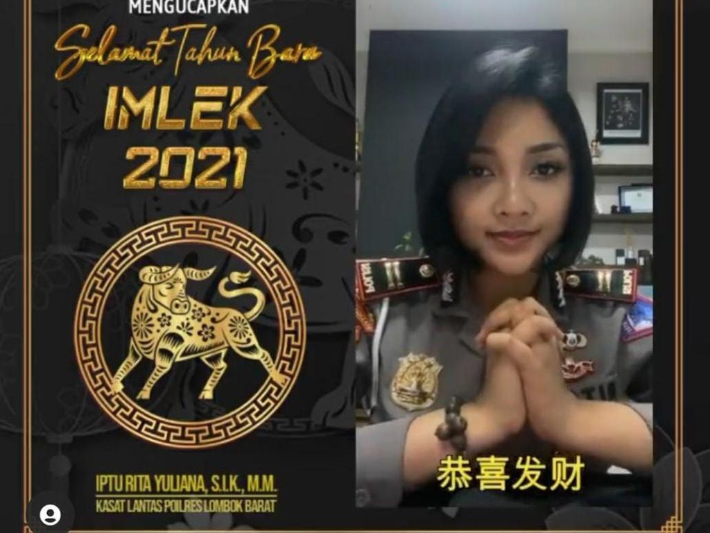 Cerita Polwan yang Videonya Viral Ucapkan Selamat Imlek dengan Bahasa Mandarin Cerita Polwan yang Videonya Viral Ucapkan Selamat Imlek dengan Bahasa Mandarin