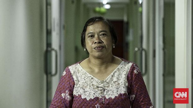 Dr. Tri Maharani, Selasa (16/2/2021). CNN Indonesia/Andry Novelino