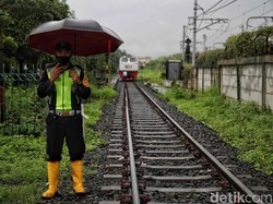 Sempat Terhalang Banjir, Seluruh Keberangkatan KA Daop 1 Kembali Normal