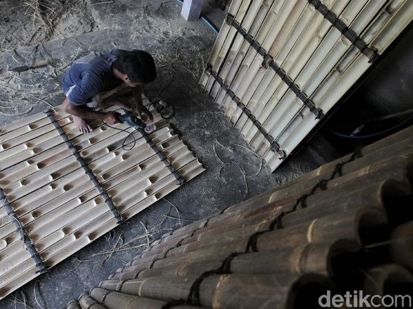 Kerajinan Panel Bambu di Bantul Ini Tembus Pasar Eropa