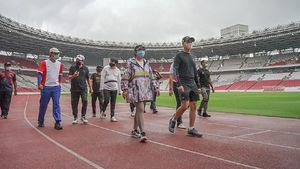 Kala Puan Maharani Habiskan Pagi dengan Berolahraga