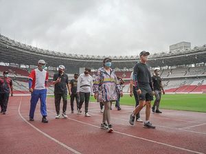 Kala Puan Maharani Habiskan Pagi dengan Berolahraga