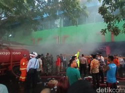 Kebakaran di Pasar Kliwon Kudus Akhirnya Padam