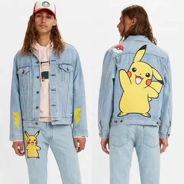 levi's x pokemon apparel