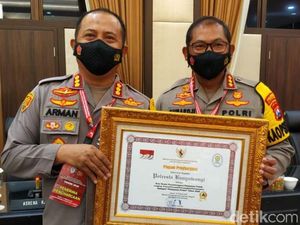 Polresta Banyuwangi Raih Penghargaan dari Kemenpan RB dengan Nilai A