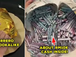 Sultan! Cokelat Valentine Ini Isinya Uang Tunai Rp 34 Juta