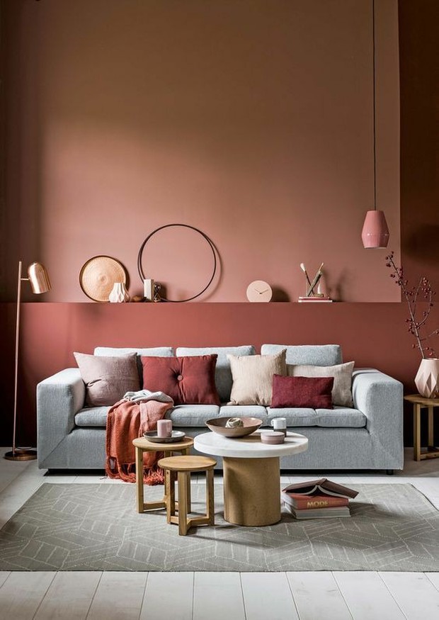 terracotta living room (sumber : pinterest.es/regardsetmaisons) terracotta living room (sumber : pinterest.es/regardsetmaisons)