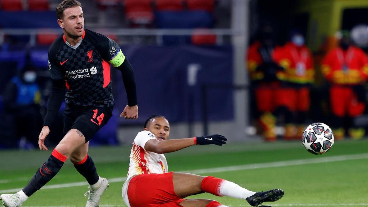 RB Leipzig dihukum kesalahan sendiri tumbang dari Liverpool (Foto: Getty Images/Laszlo Szirtesi)