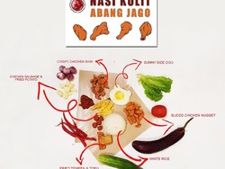 Wajib Cicip! Nasi Kulit Abang Jago yang Lagi Hits di Medan