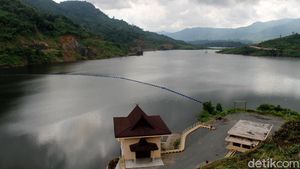 Bakal Diresmikan Jokowi, Ini Dia Penampakan Bendungan Tapin