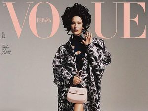 Bella Hadid Pakai Wig Besar di Pemotretan Vogue, Penampilannya Jadi Beda