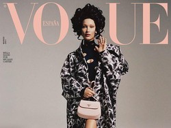 Bella Hadid Pakai Wig Besar di Pemotretan Vogue, Penampilannya Jadi Beda