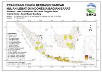 BMKG keluarkan peringatan dini bahaya banjir di Pulau Jawa pada 18-19 Februari (dok BMKG)\