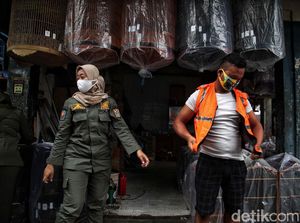 Giliran Pasar Burung yang Jadi Sasaran Sidak PPKM Mikro
