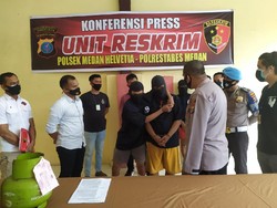 Beraksi Belasan Kali, 2 Pencuri Spesialis Bobol Rumah di Medan Ditangkap