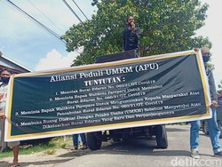 Tolak Penerapan PPKM di Parepare, Aliansi UMKM Unjuk Rasa ke Jalan