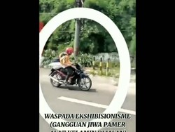 Video Pemotor Pria Pamer Alat Kelamin di Pasuruan Viral