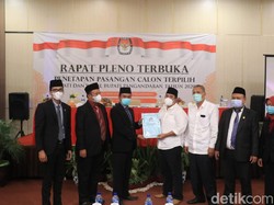 KPU Tetapkan Jeje-Ujang Pemenang Pilbup Pangandaran