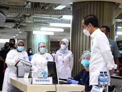 3 Pesan Jokowi Saat Vaksinasi Corona Tahap Dua Dimulai dari Tanah Abang 