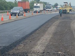 Jalur Darurat di Tol Cipali Mulai Diaspal, Jumat Bisa Dipakai