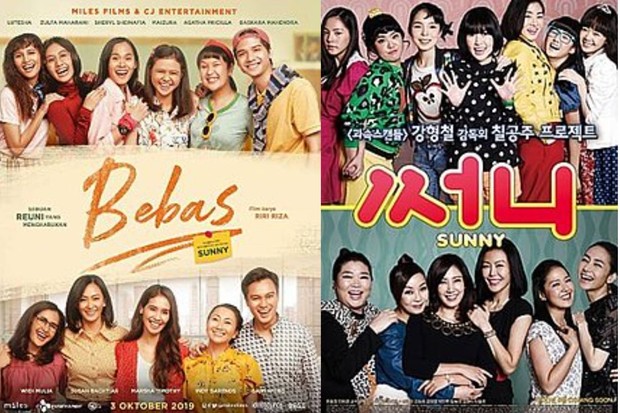 Bebas (kiri), Sunny (kanan) official poster / foto: wikipedia Bebas (kiri), Sunny (kanan) official poster / foto: wikipedia