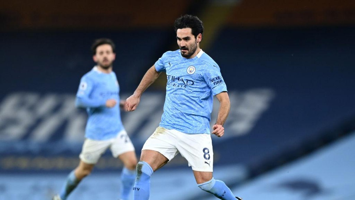 Ilkay Guendogan sudah bisa main lawan Arsenal (Getty Images/Shaun Botterill)