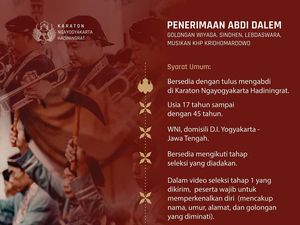 Pengumuman Lur! Keraton Yogya Buka Lowongan Abdi Dalem