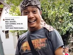 Kisah Mang Ari, Tukang Bakso Dapat Pesanan Bakso Campur Kopi dan Roti