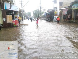 Sebaran Genangan di Mampang Jaksel: Pondok Karya-Jalan Kemang Utara IX