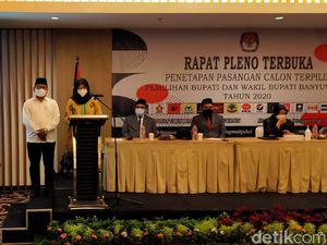 Ipuk-Sugirah Ditetapkan Jadi Bupati-Wakil Bupati Banyuwangi Terpilih Ipuk-Sugirah Ditetapkan Jadi Bupati-Wakil Bupati Banyuwangi Terpilih