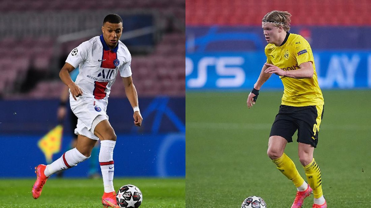 Kylian Mbappe-Erling Haaland penerus persaingan Lionel Messi-Cristiano Ronaldo? (Foto: Getty Images)