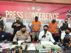 5,5 Kg Sabu Disita dari 2 Pengedar dan Kurir di Jatim