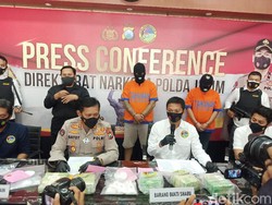 5,5 Kg Sabu Disita dari 2 Pengedar dan Kurir di Jatim