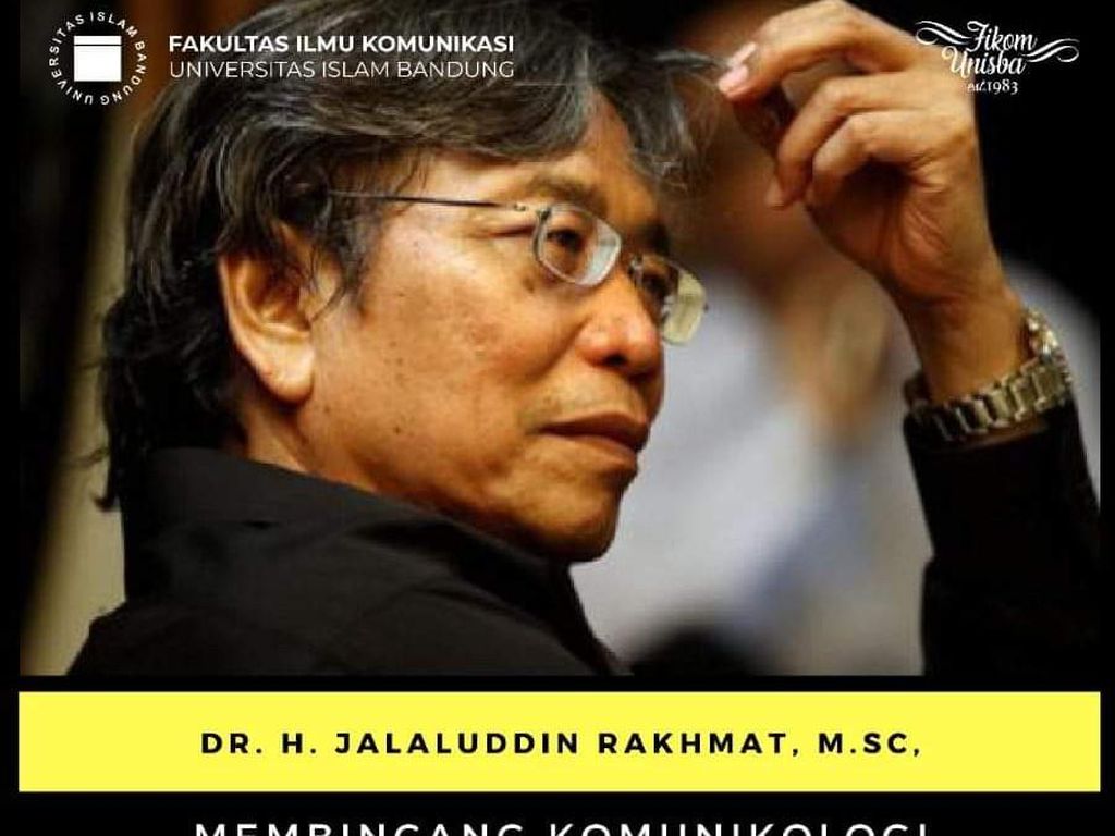 Unisba Batalkan Webinar Bahas Ilmu Komunikasi Jalaluddin Rakhmat Unisba Batalkan Webinar Bahas Ilmu Komunikasi Jalaluddin Rakhmat