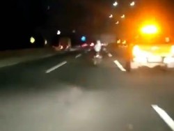 Viral Ibu-ibu Naik Motor Tanpa Helm Masuk Tol Jagorawi, Dihalau Petugas