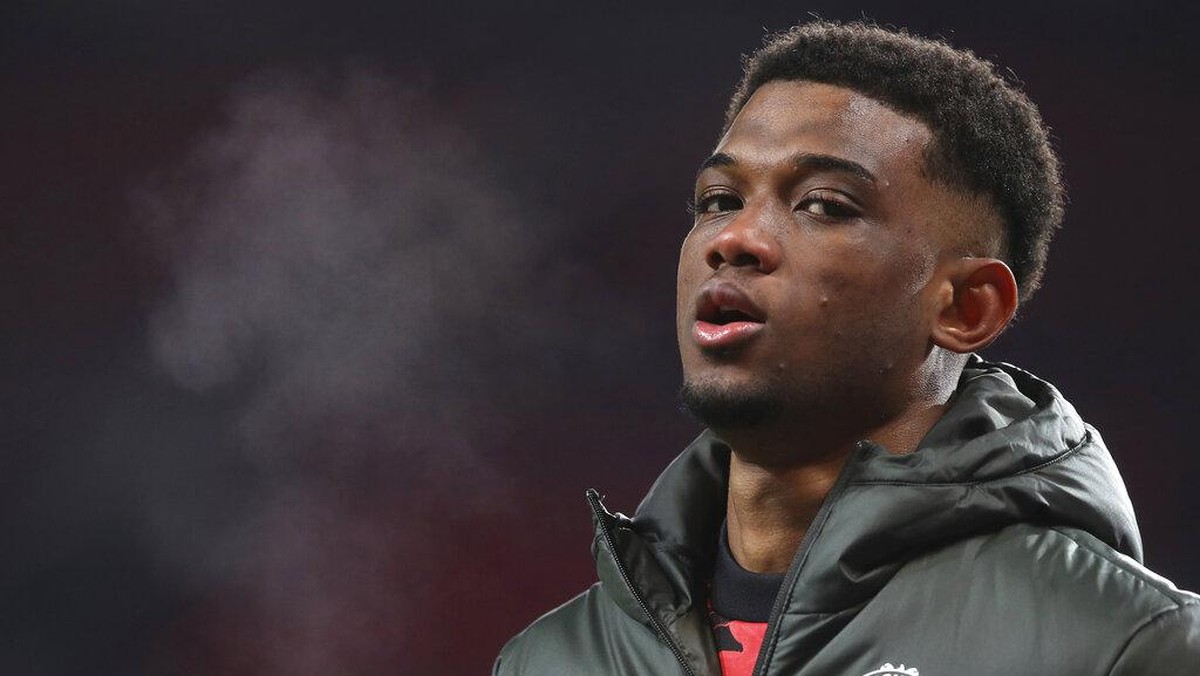 Amad Diallo Debut di MU, Main 7 Menit Apa Saja Aksinya? (Foto: AP/Martin Rickett)